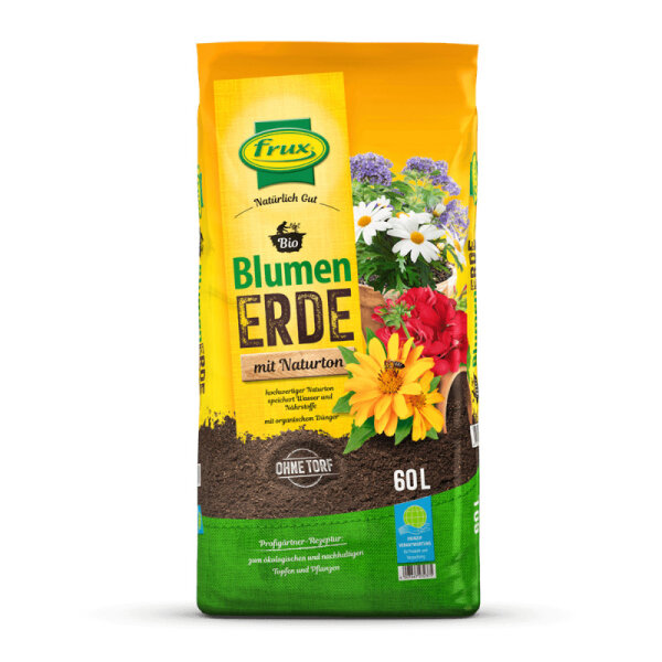 Bio Blumenerde - torffrei - 60 Liter