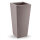 Vase Genesis quad 38x38x85cm 22Ltr. taupe