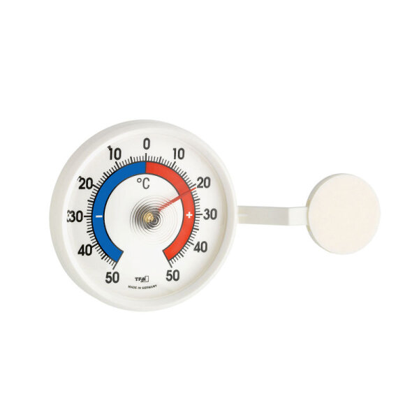 Fensterthermometer rund zum kleben 70 mm