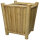 Planter Bamboo Natural  29x29cm