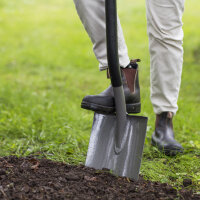 Fiskars Spaten Teleskopic rund 105-125cm