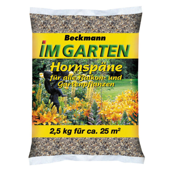 Beckmann Hornspäne 14% N  25m²  2,5 kg