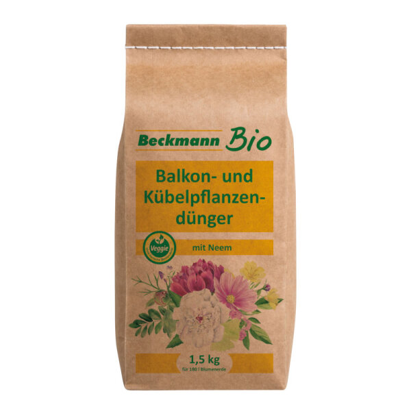 Beckmann BIO Balkon/Kübel + Neem 6+2+5    1,5 kg