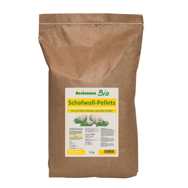 Beckmann BIO LZ-GartenDünger Schafwoll Pellets 5kg