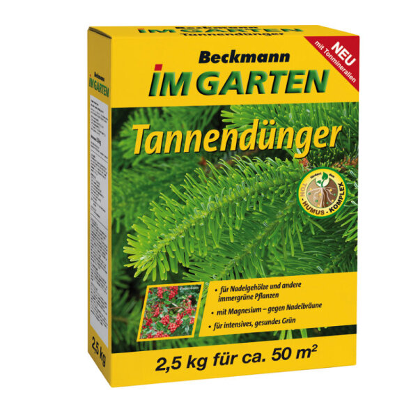 Beckmann Tannendünger  50m²  Karton  2,5 kg