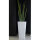 Vase KIAM 25x25x56cm 4,5Ltr. GLOSS bianco