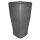 Vase Quadrum 37x37/73 16 Ltr. nero