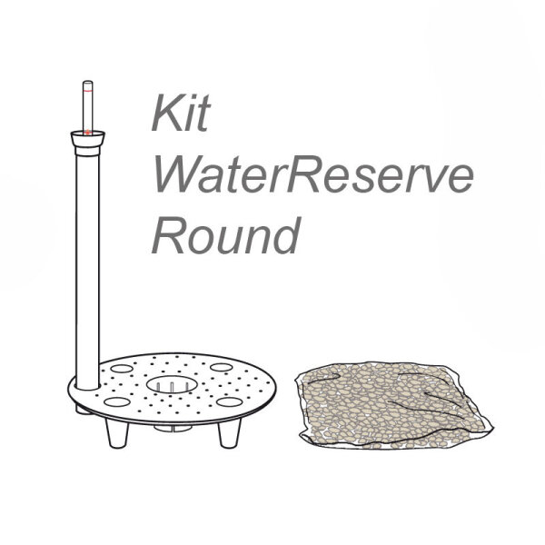 Kit Riserva Acqua Ø 25cm KUNO 50cm