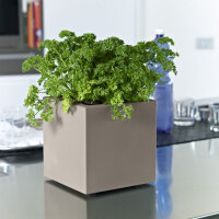 K&uuml;bel KUBE 18x18x18cm 2,7Ltr. tortora