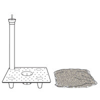 KIT Riserva Acqua 30x30cm Kube 50cm