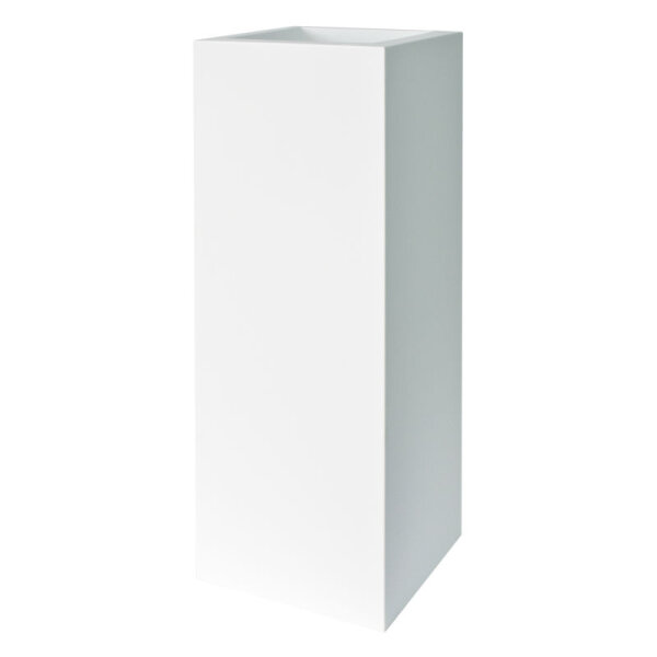 Kübel KUBE TOWER 30x30x90cm 10L bianco