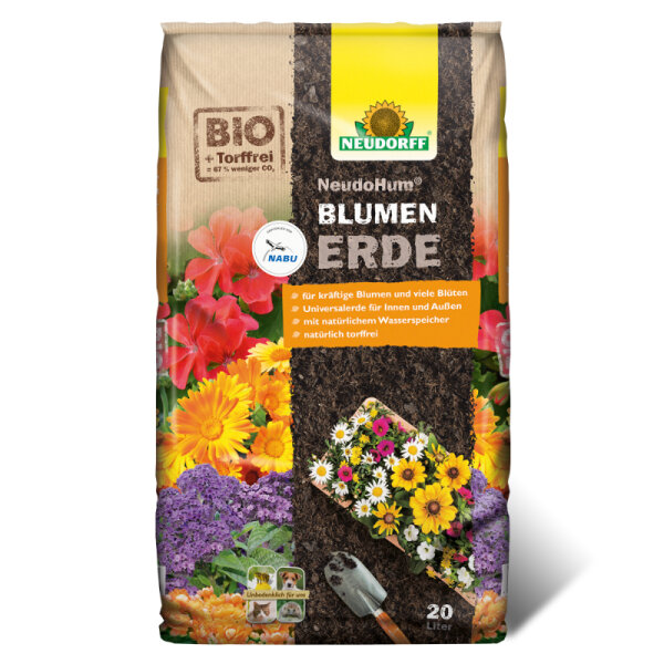 NeudoHum BlumenErde 3 Liter