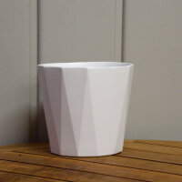 Keramik pot Boo 13,5cm / ES 12 white
