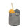 Sizo knitted Paper Bag 13cm grey 6er