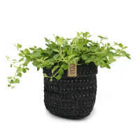 Sizo knitted Paper Bag 15cm black 3er