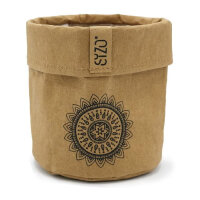Sizo Paper Bag Mandala natural 15cm 3er