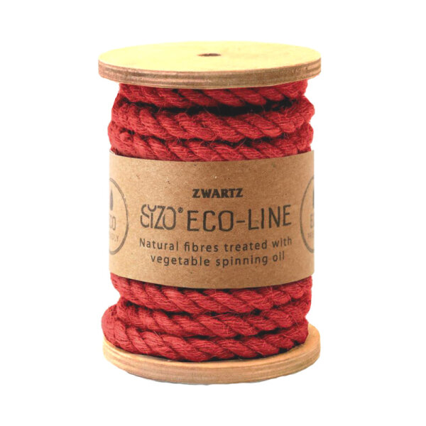 Sizo Jute Band red  Ø 7 mm x 5 m