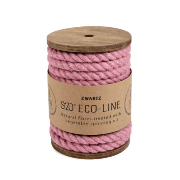 Sizo Jute Band pink rose  Ø 7 mm x 5 m