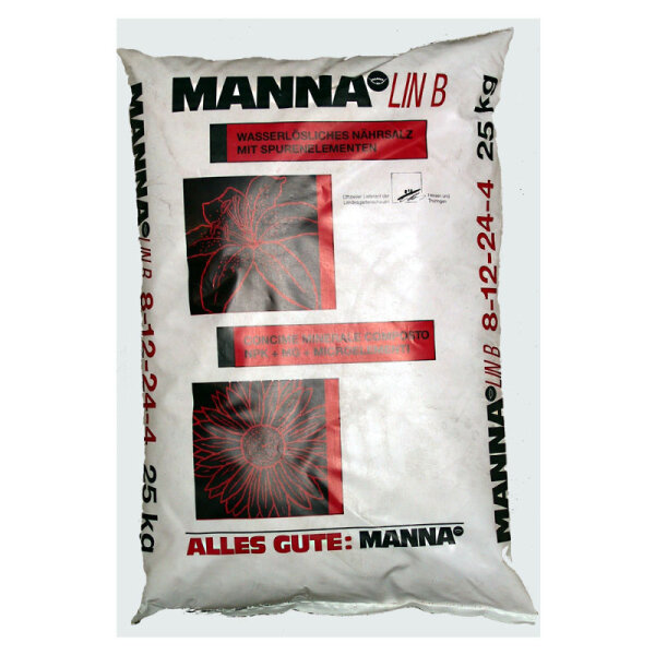 Mannalin B Nährsalz rot  8-12-24-4  25kg