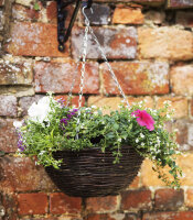 Rattan Hanging Basket 30cm 12"