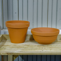 Tontopf BLT natur 17,7 / 15,4cm terracotta