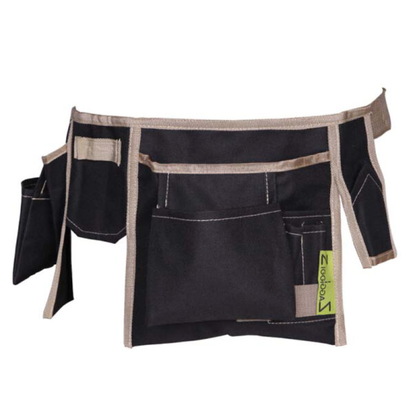 Werkzeugschürze Zigg Zagg schwarz