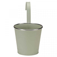 Balcony Hanging Pot Metal 15cm Sage