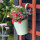 Balcony Hanging Pot Metal 15cm Sage