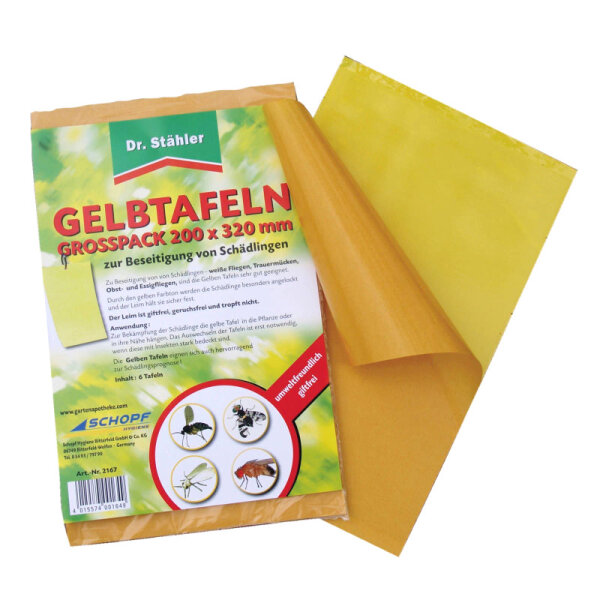 Gelbtafeln 20x32cm 6 Tafeln Stähler