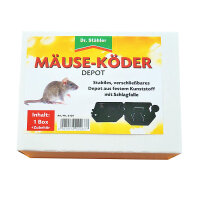 Mäuseköder-Depot m. Schlagfalle Stähler
