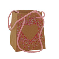 Tasche Bouquet Kraft 12x12x18cm Loveburst