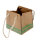 Tasche Karton Sporty 12,5x11,5x12,5cm hellgrün