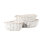 Weidenkorb Schale oval 20x13x9 cm wei&szlig;