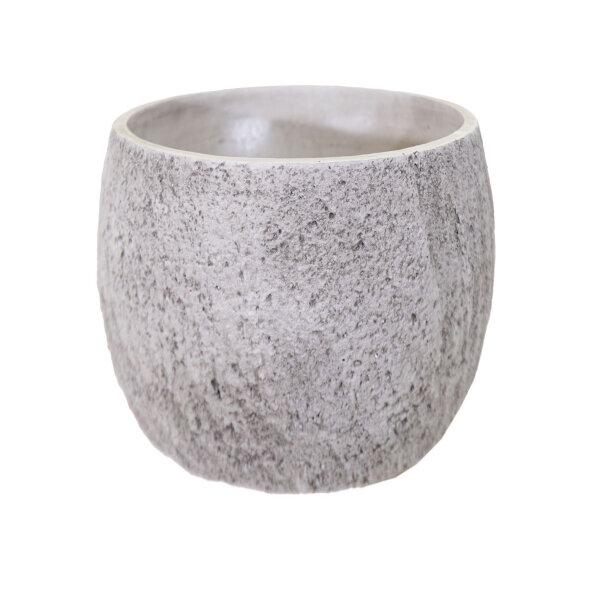 Topf Aswan Belly Grey &Oslash; 22 x 19,5 cm