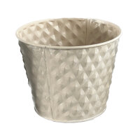 Diamond Zink Topf creme 13cm x 10,5cm ES 12