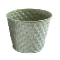 Diamond Zink Topf grün 13cm x 10,5cm ES 14