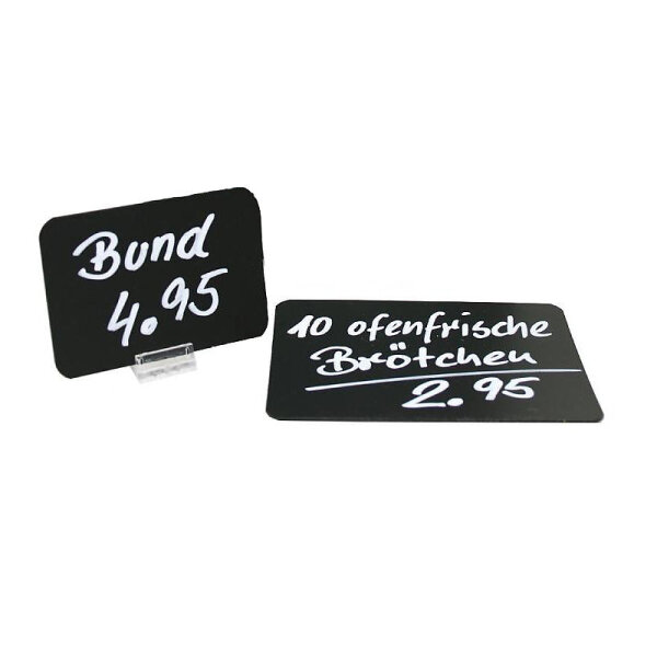 PP Kreidetafel schwarz DIN A4  210x297mm 5 Stück