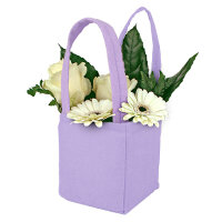 Tasche Filz Pastell 9,5x9x11cm violett