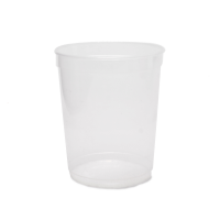 Blumeneimer 1,0 Liter &oslash; cm transparent