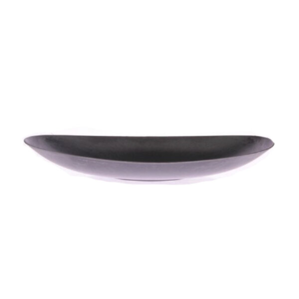 Schale oval Kunststoff 40x19x7cm grau