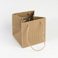 Tasche Ribbled Natural 10,5x10,5x10,5cm natur