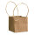 Tasche Ribbled Natural 12x12x12 cm natur