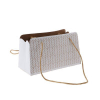 Tasche Fogliare Pockito Kraft white 22x11cm